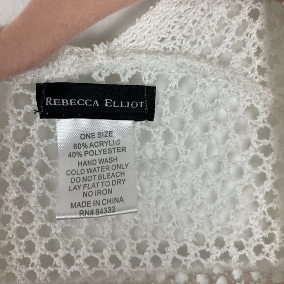 Rebecca Elliot Crochet Knit Dolman Sleeved Cardigan Kimono Aztec Print one size - Picture 3 of 4